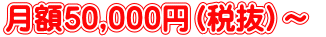 月額50,000円(税抜)~